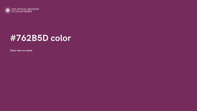 #762B5D color image
