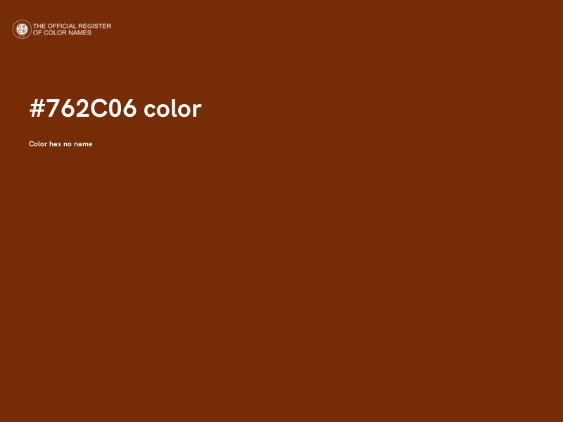 #762C06 color image