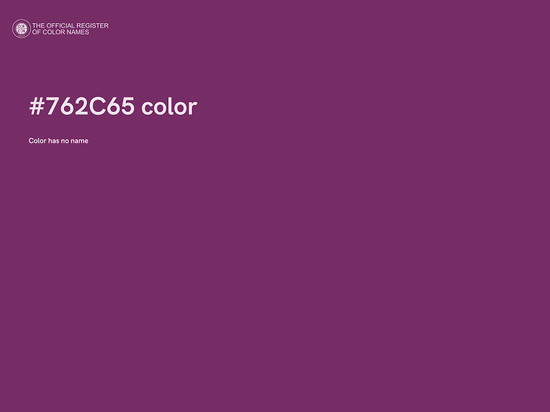 #762C65 color image