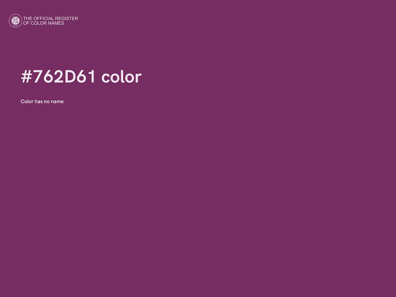 #762D61 color image