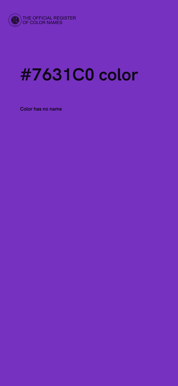 #7631C0 color image