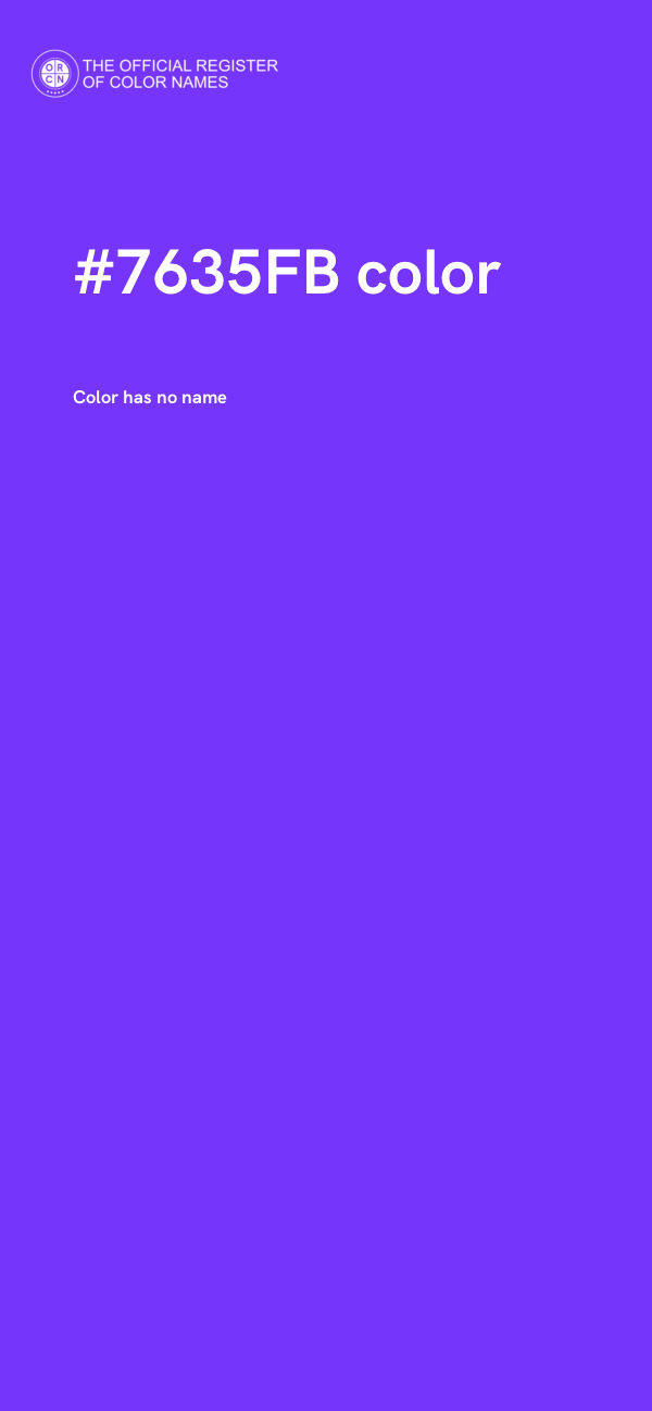 #7635FB color image