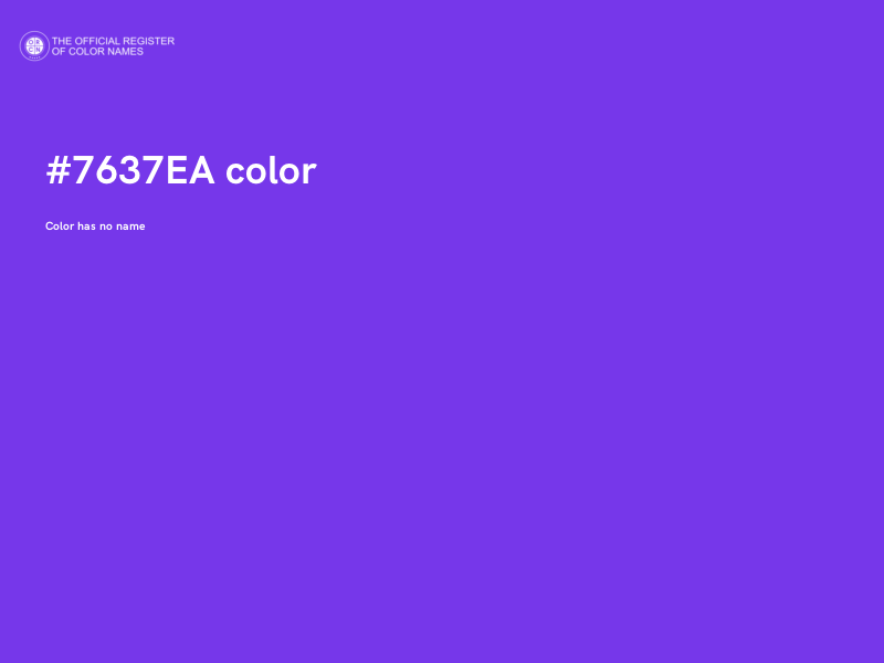 #7637EA color image