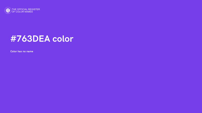 #763DEA color image