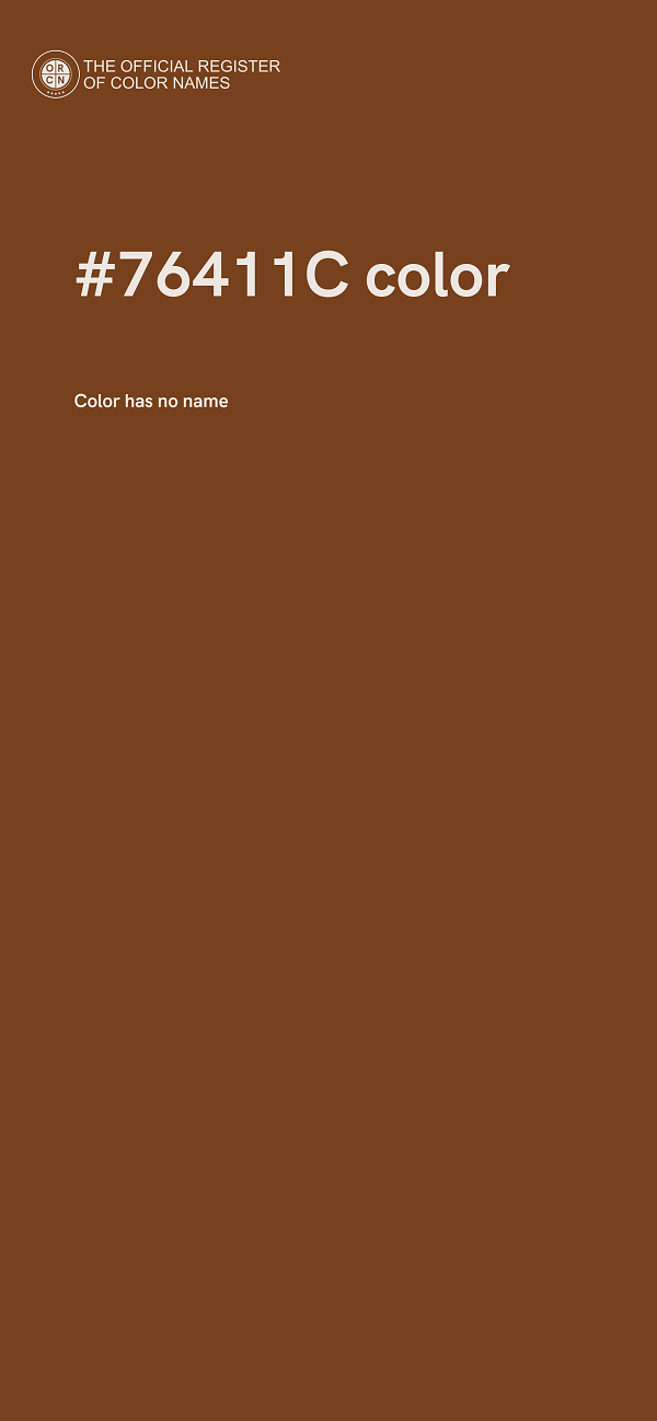 #76411C color image
