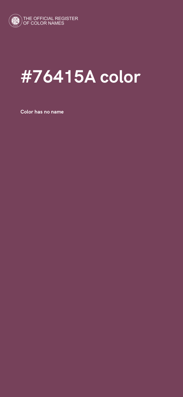 #76415A color image
