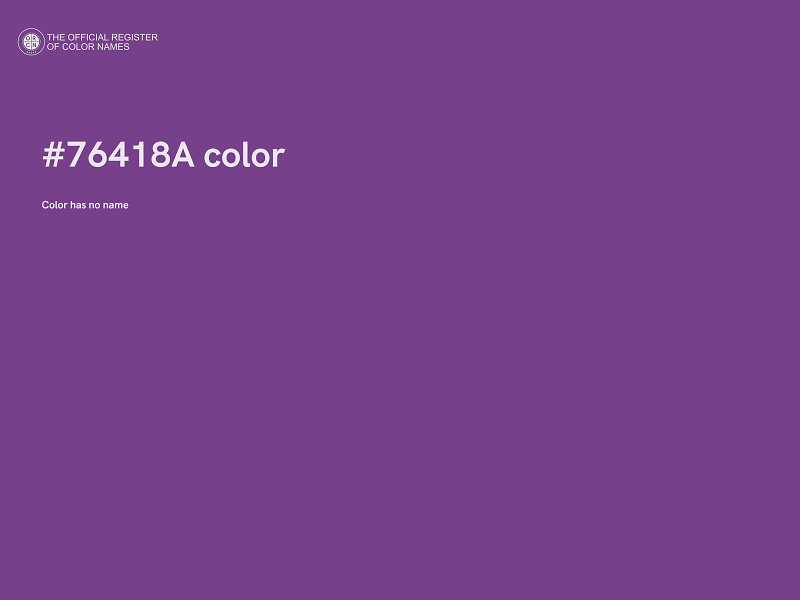 #76418A color image