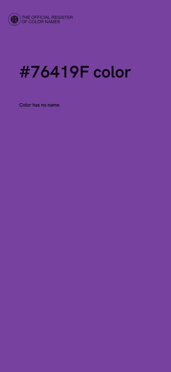#76419F color image