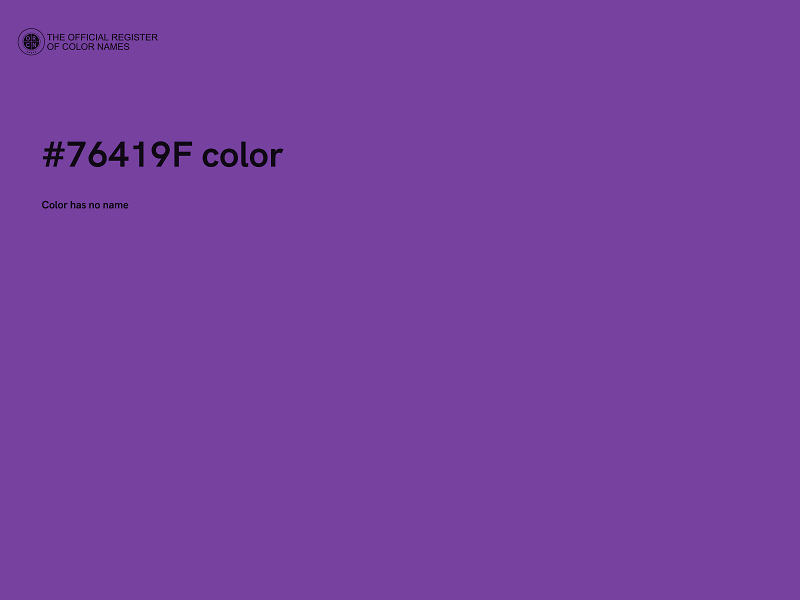 #76419F color image