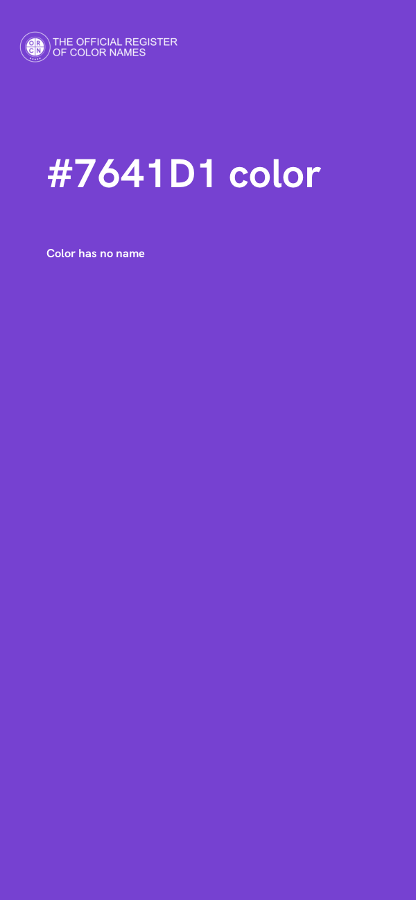 #7641D1 color image