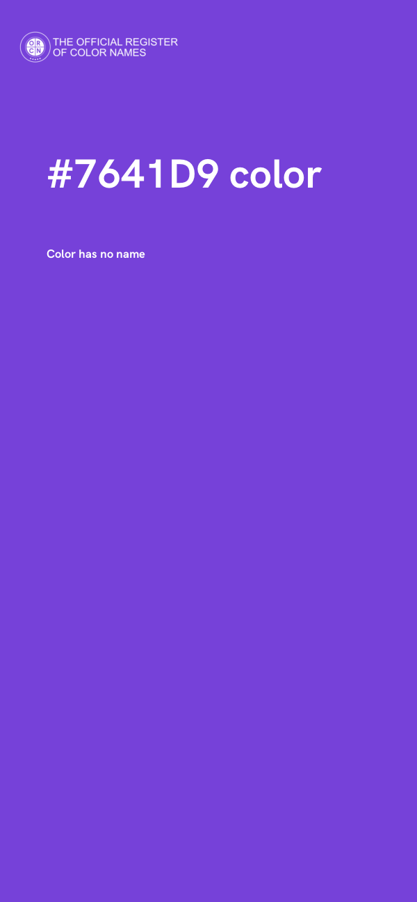 #7641D9 color image