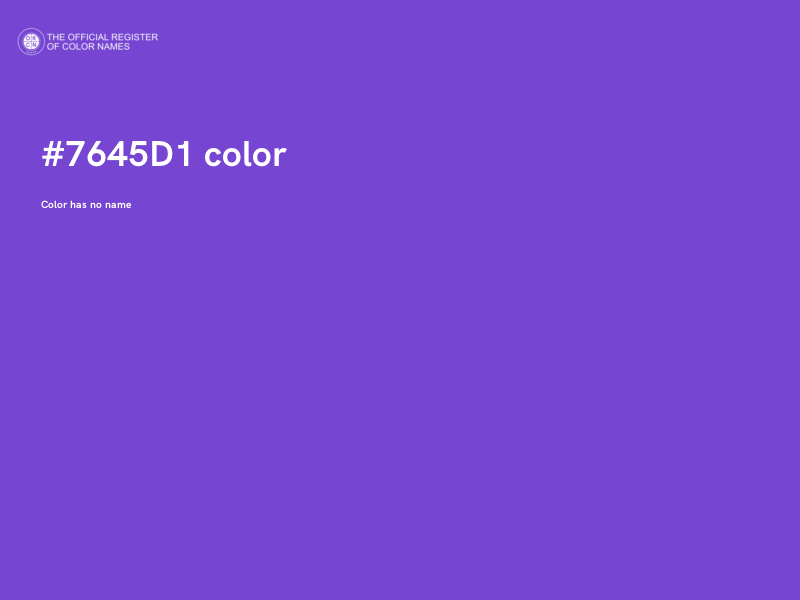 #7645D1 color image