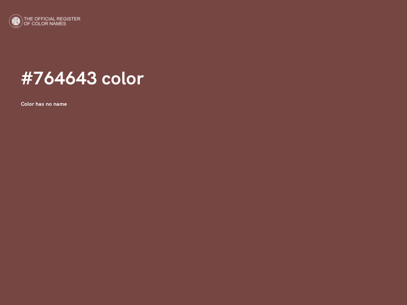 #764643 color image