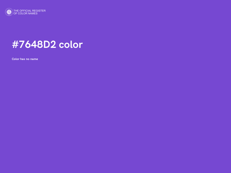 #7648D2 color image