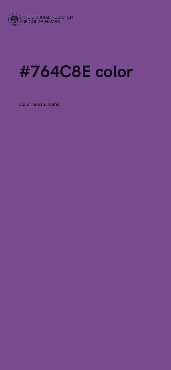 #764C8E color image