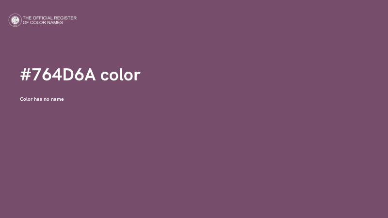 #764D6A color image