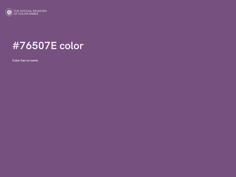 #76507E color image