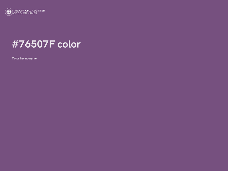 #76507F color image