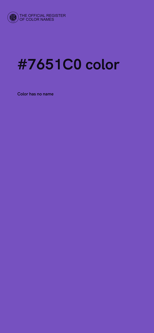 #7651C0 color image