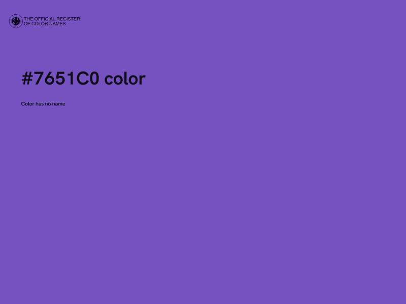 #7651C0 color image