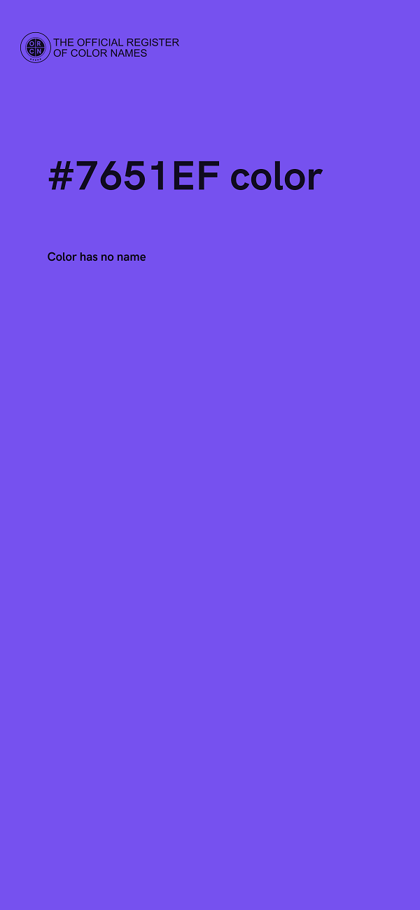 #7651EF color image