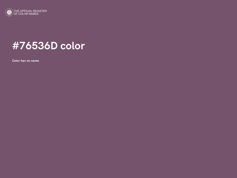 #76536D color image