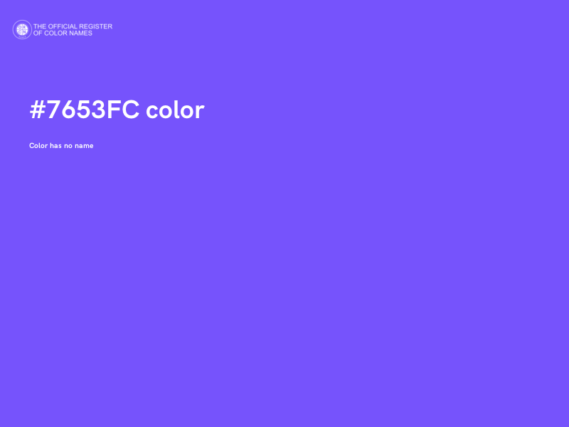 #7653FC color image