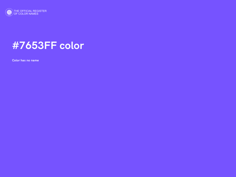 #7653FF color image