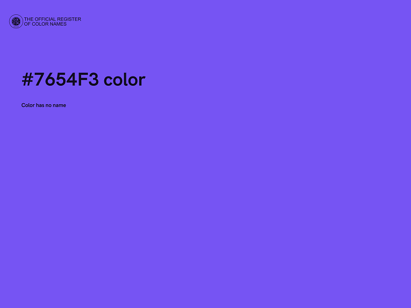 #7654F3 color image