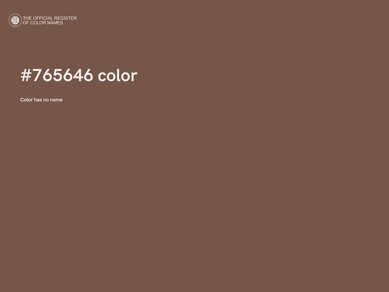 #765646 color image