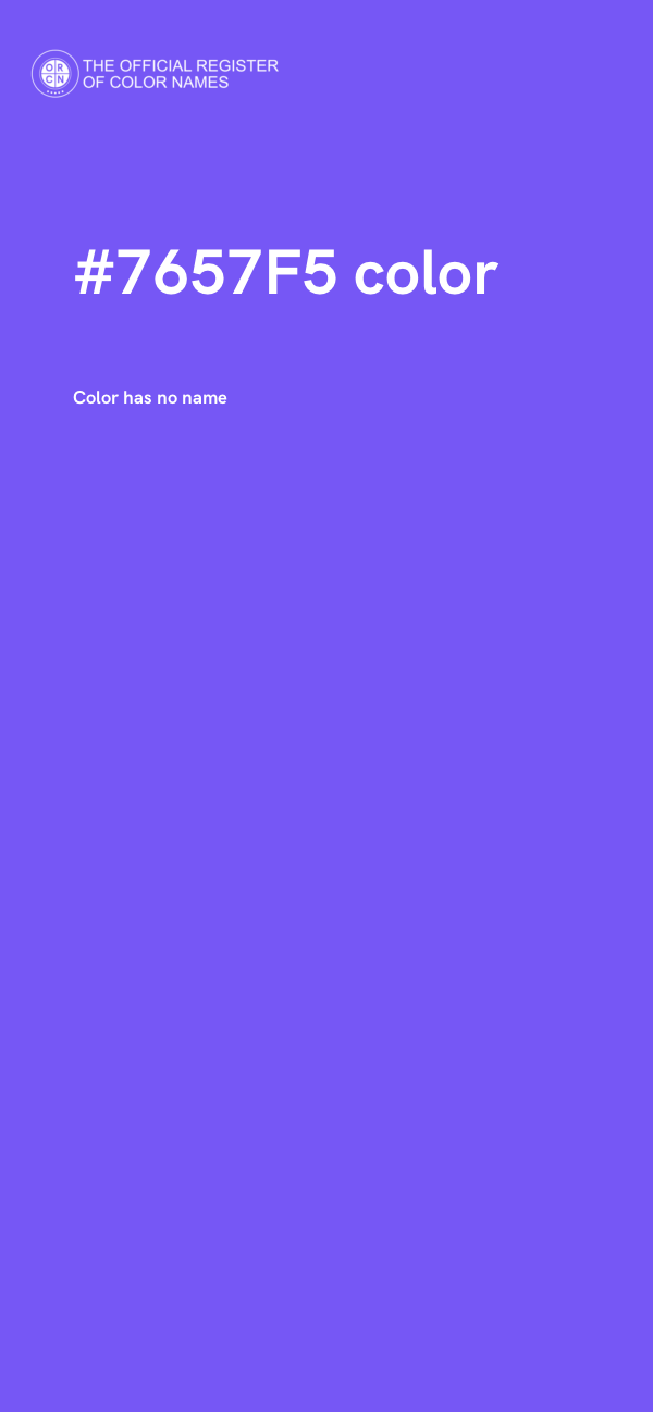 #7657F5 color image