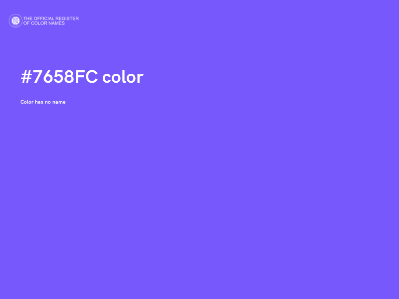 #7658FC color image