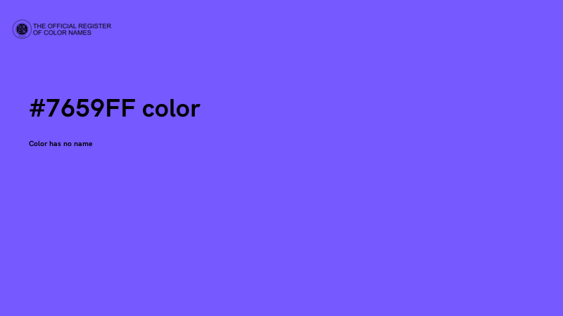 #7659FF color image