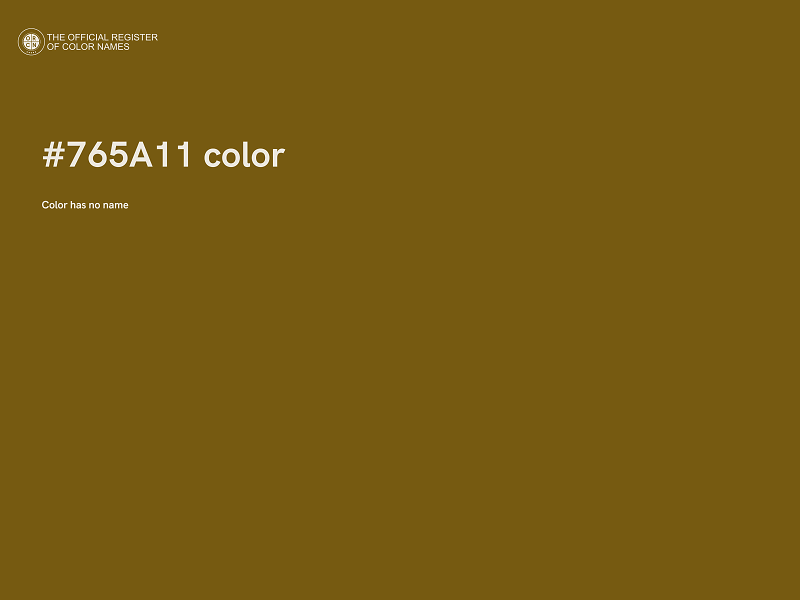 #765A11 color image