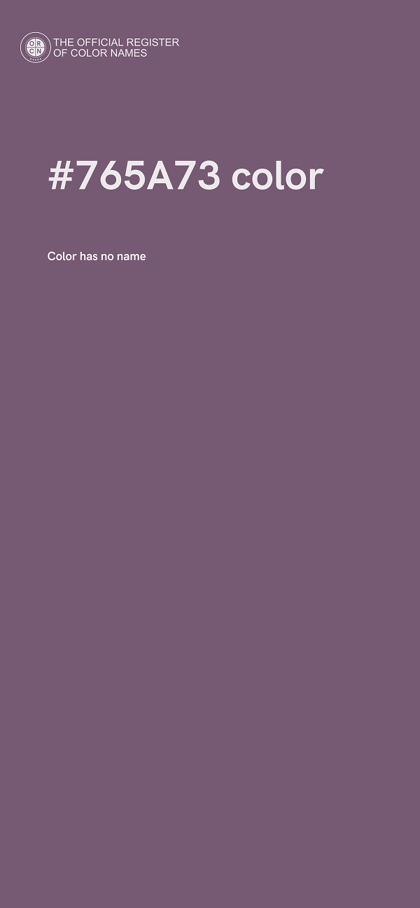 #765A73 color image
