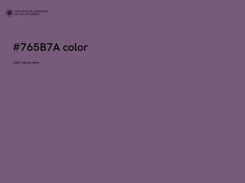 #765B7A color image