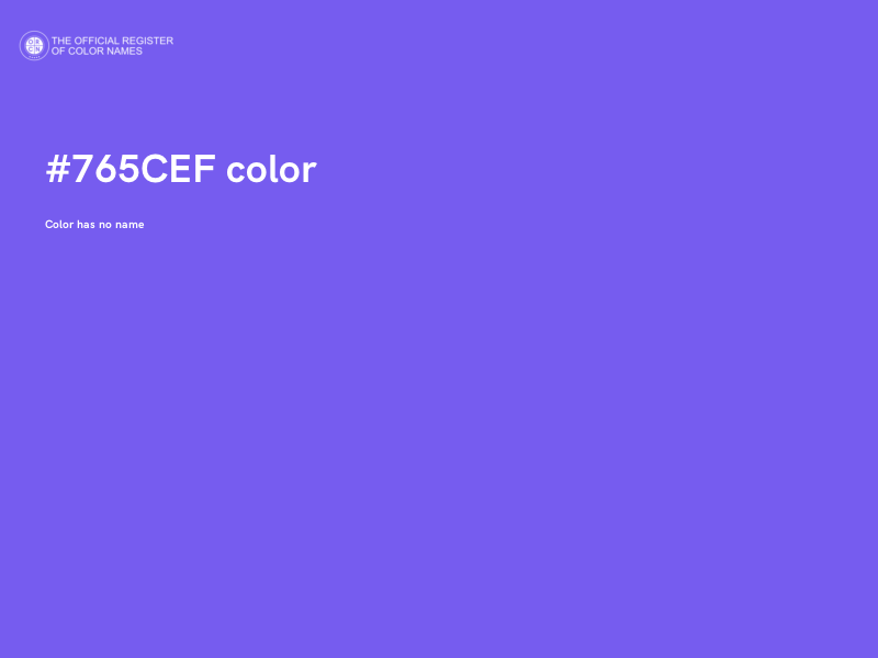 #765CEF color image