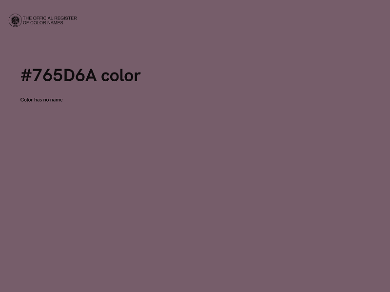 #765D6A color image