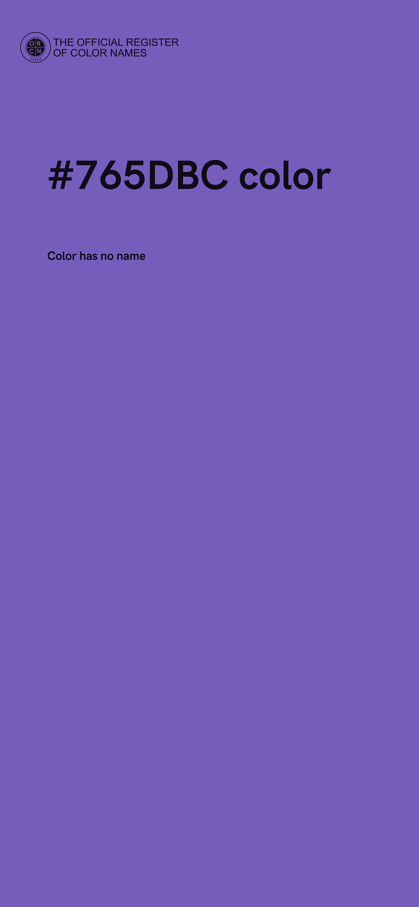 #765DBC color image