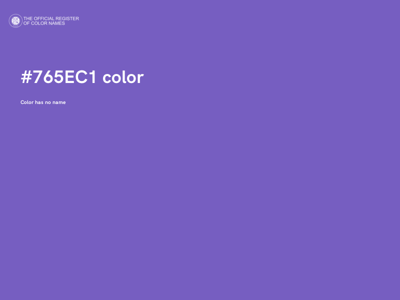 #765EC1 color image