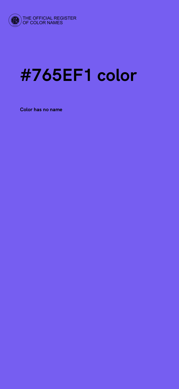#765EF1 color image