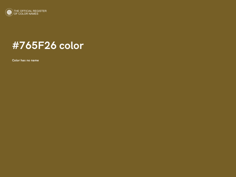 #765F26 color image