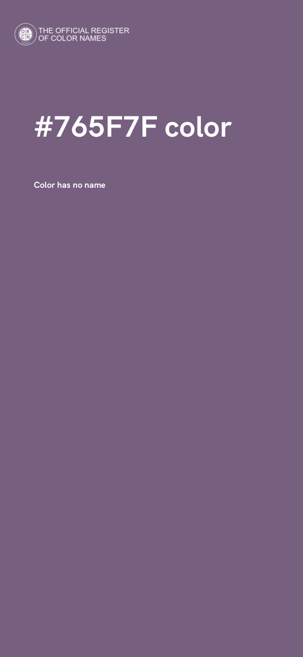 #765F7F color image