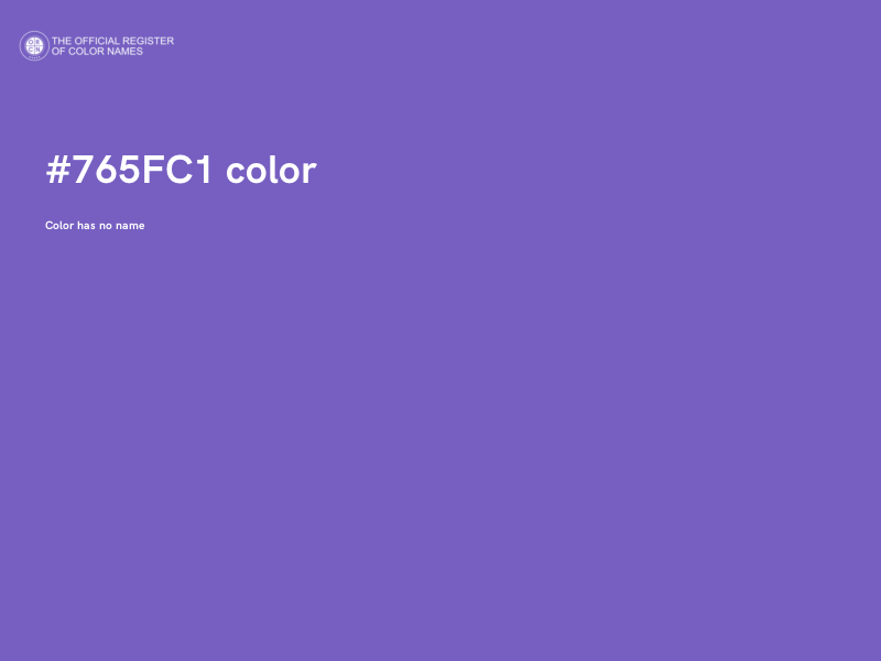 #765FC1 color image