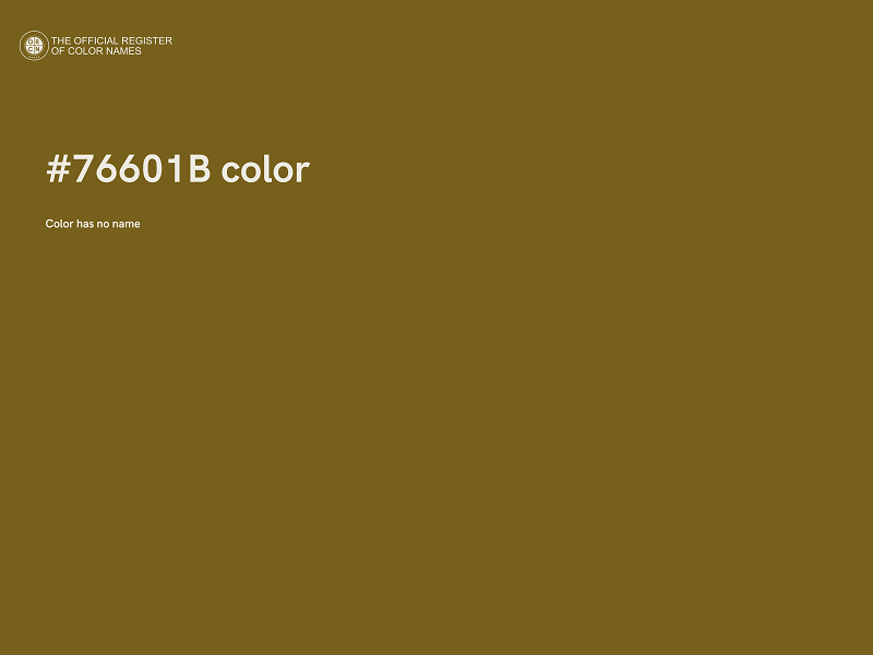 #76601B color image