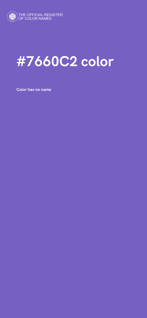#7660C2 color image