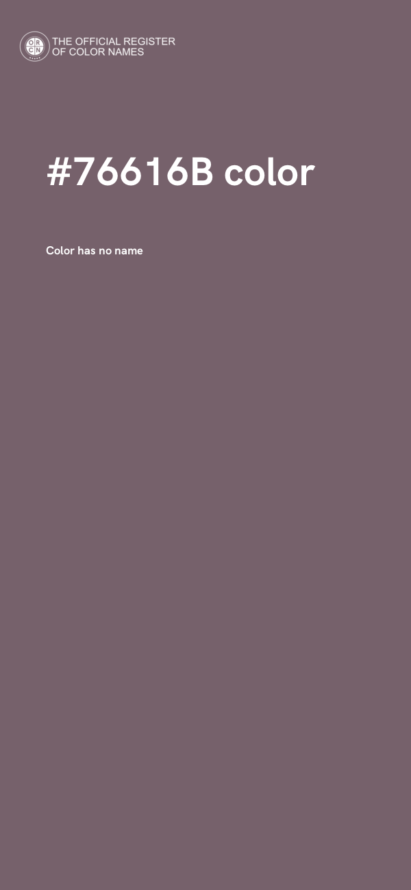 #76616B color image