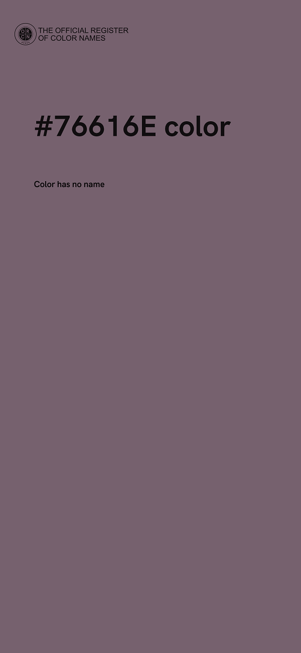 #76616E color image