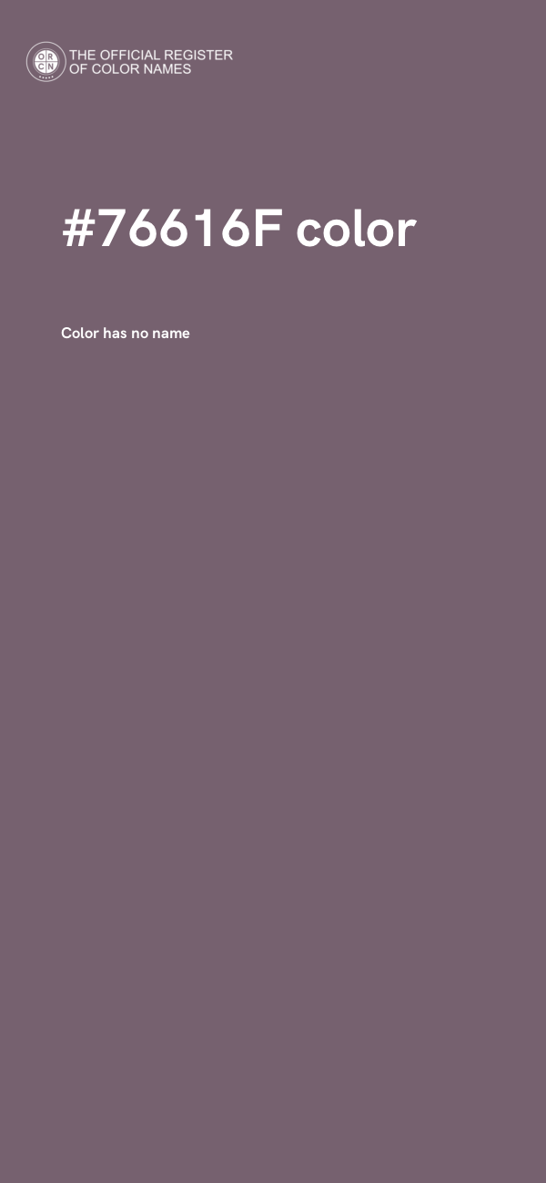 #76616F color image