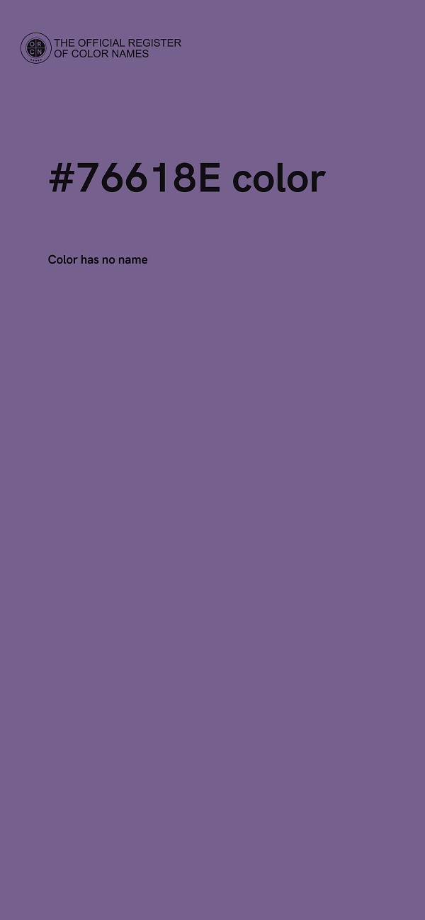 #76618E color image